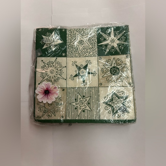 New 20 "Country Stars" Napkins Cream Green made in Germany 3 Ply 6 1/2" - Picture 10 of 10